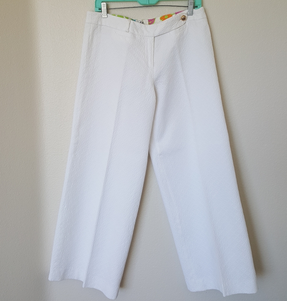 Milly Wide Leg Pants Large